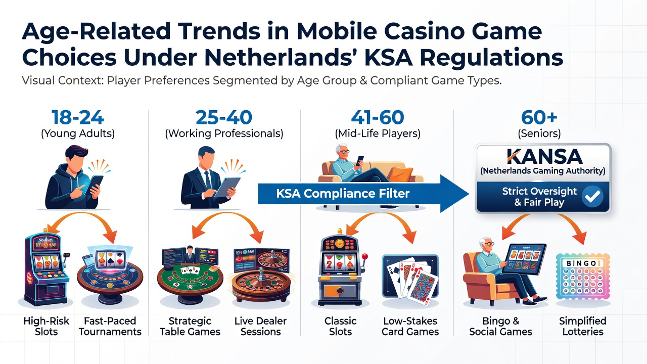 Diagram van KSA gereguleerde mobiele platforms en demografische data