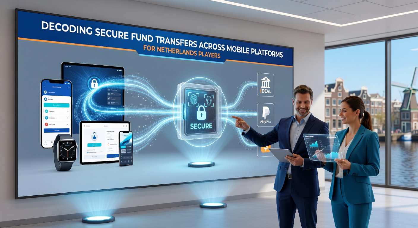 Veilige mobiele transactie in actie met encryptie-indicatoren en Nederlandse bankintegratie