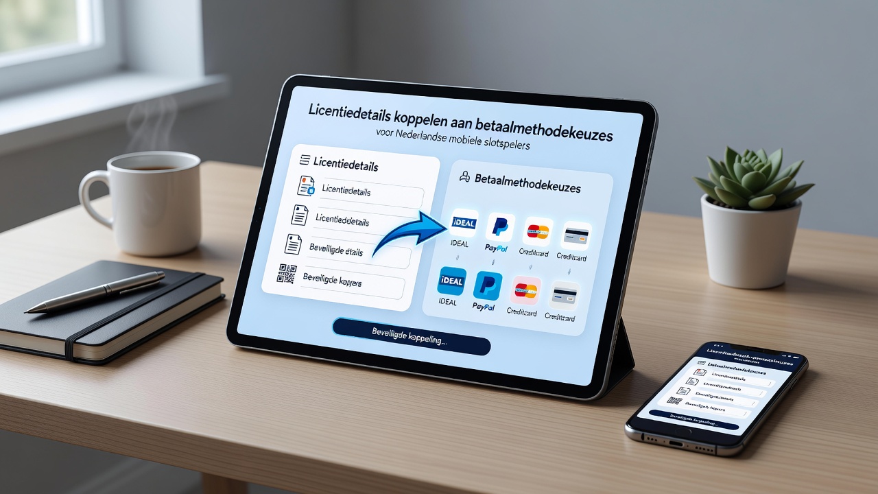 Grafiek met trends in betaalmethoden voor mobiele slots en licentie-indicatoren in Nederlandse casinos